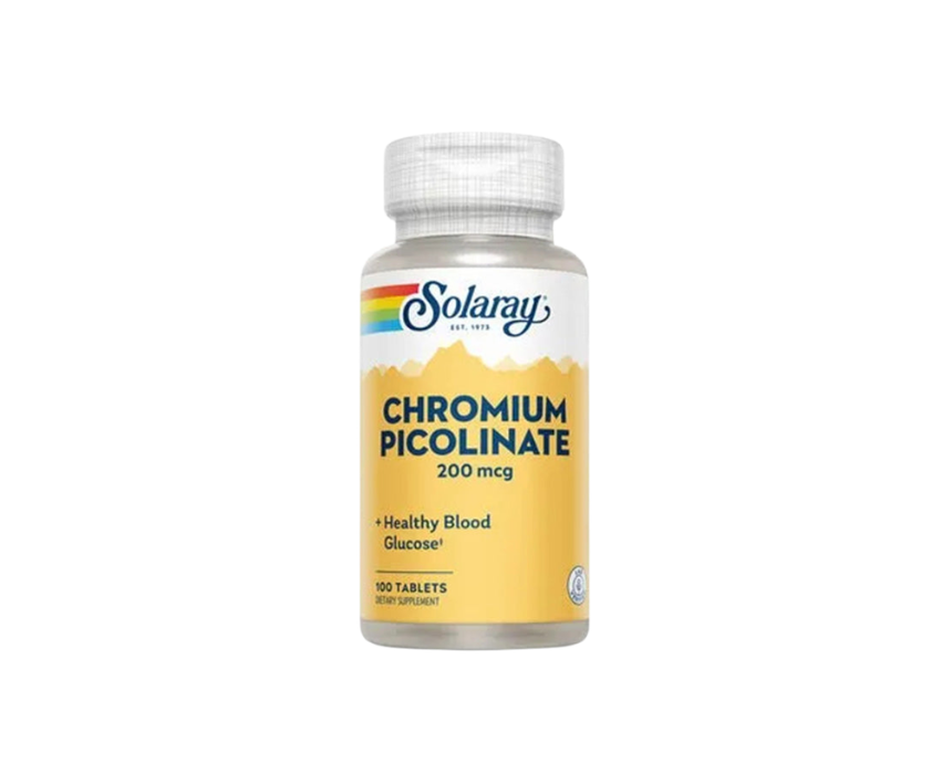 754 Chromium Picolinate Tablets Solaray - Image 1