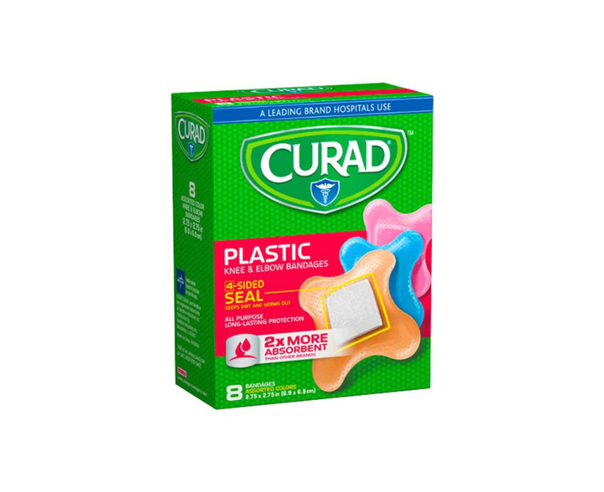 784 Plastic Knee Elbow Plasters Curad - Image 1