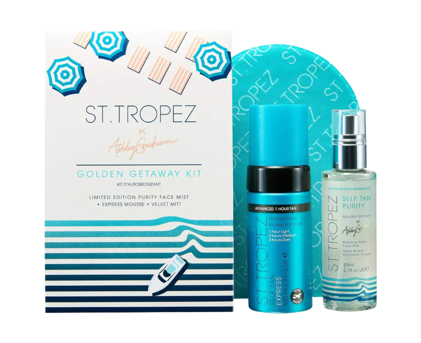 8 St Tropez Self Tan Golden Getaway Kit - Image 1