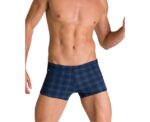 Arena Men Training Swimwear Short Checks Navy - Image 