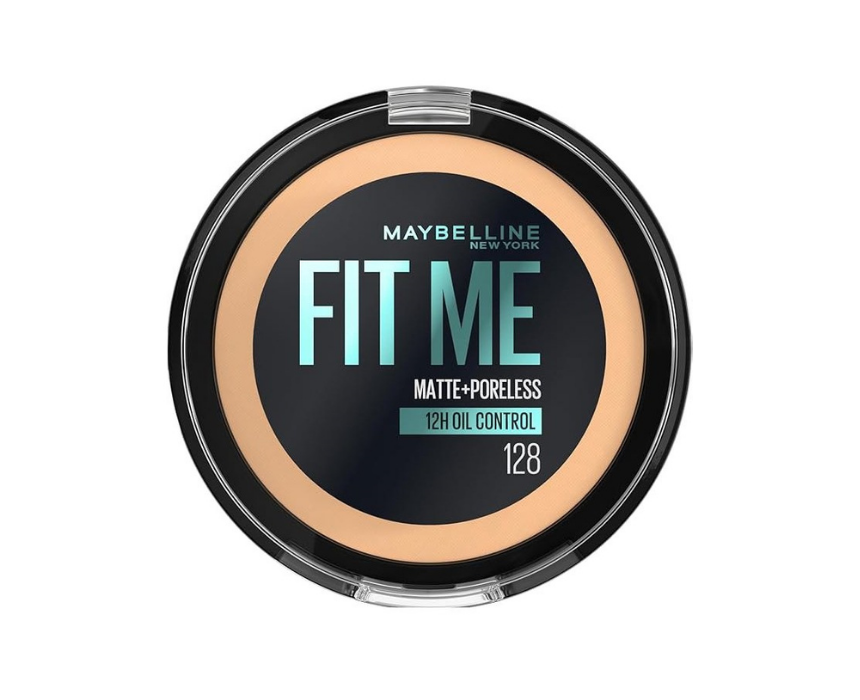 8 MNY FitMe Matte Compact Powder 128 in Warm Nude - Image 1