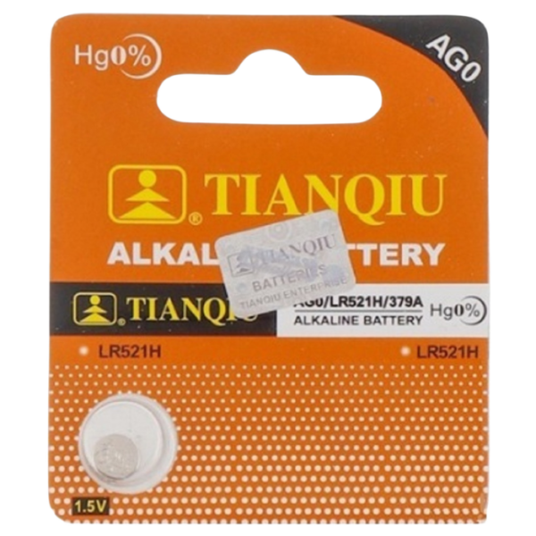 Tianqiu Alkaline Button Cell Battery