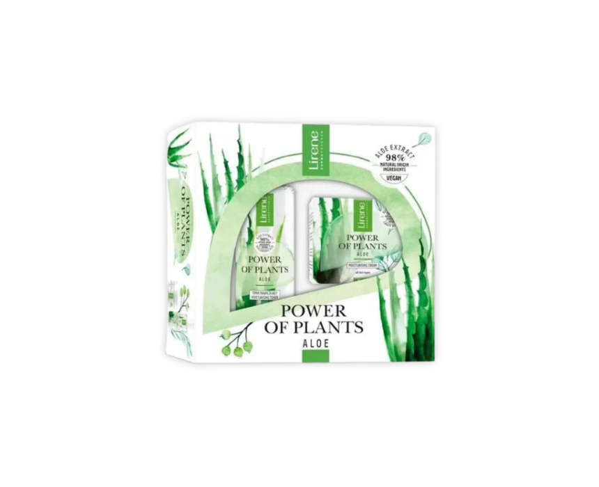 80 Lirene Aloe Skincare Set Cream & Toner - Image 1