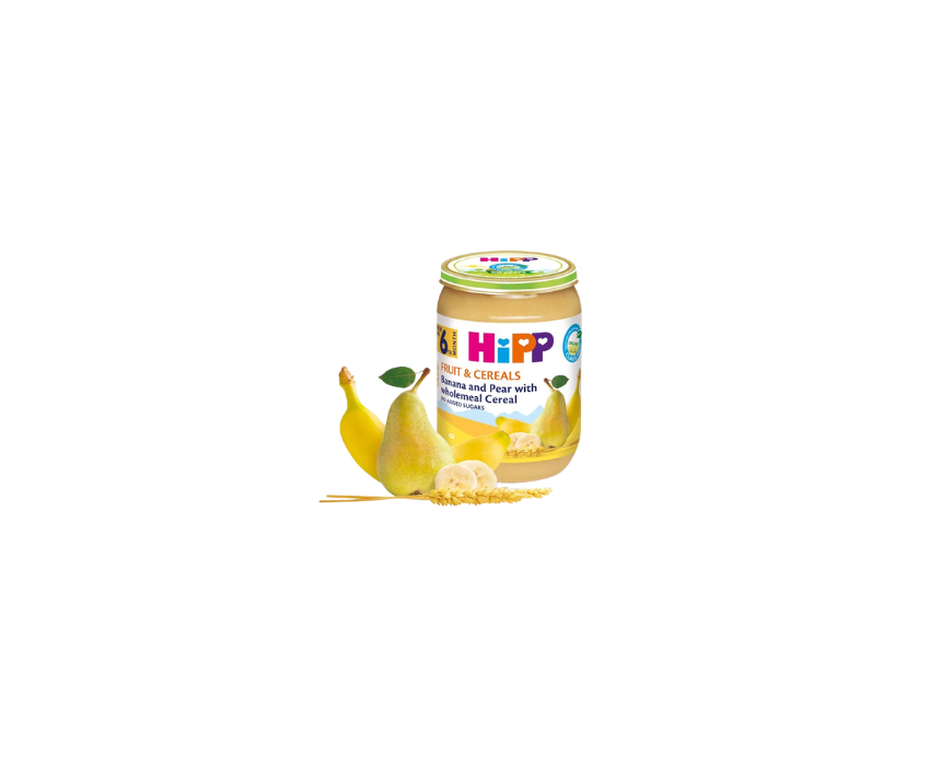 800 Baby Cereal Banana Pear Hipp - Image 1