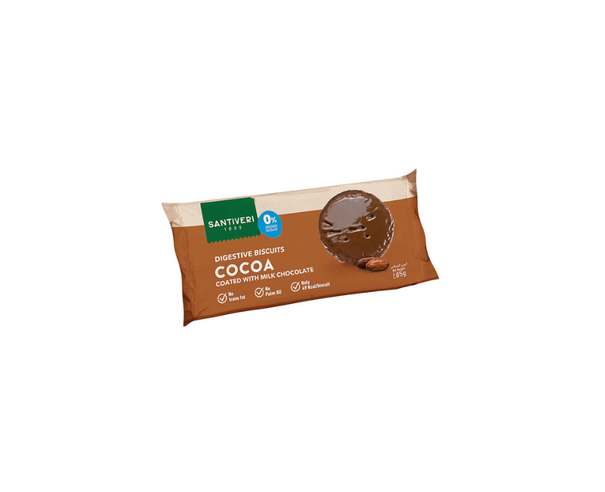 804 Digestive Biscuits Cocoa Milk Santiveri - Image 1
