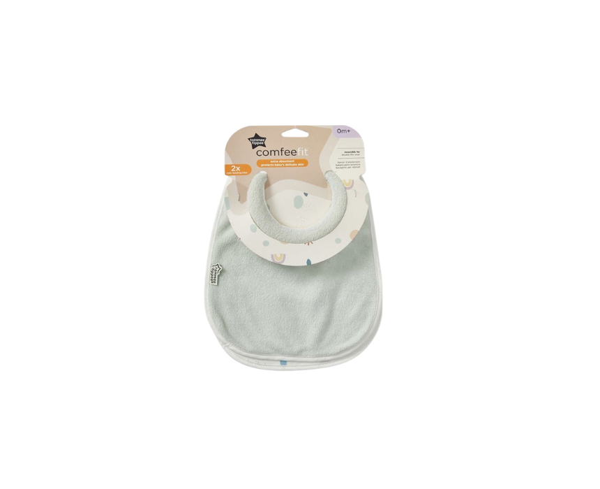 807 Feeding Bibs Comfee Fit Green Tommee Tippee - Image 1