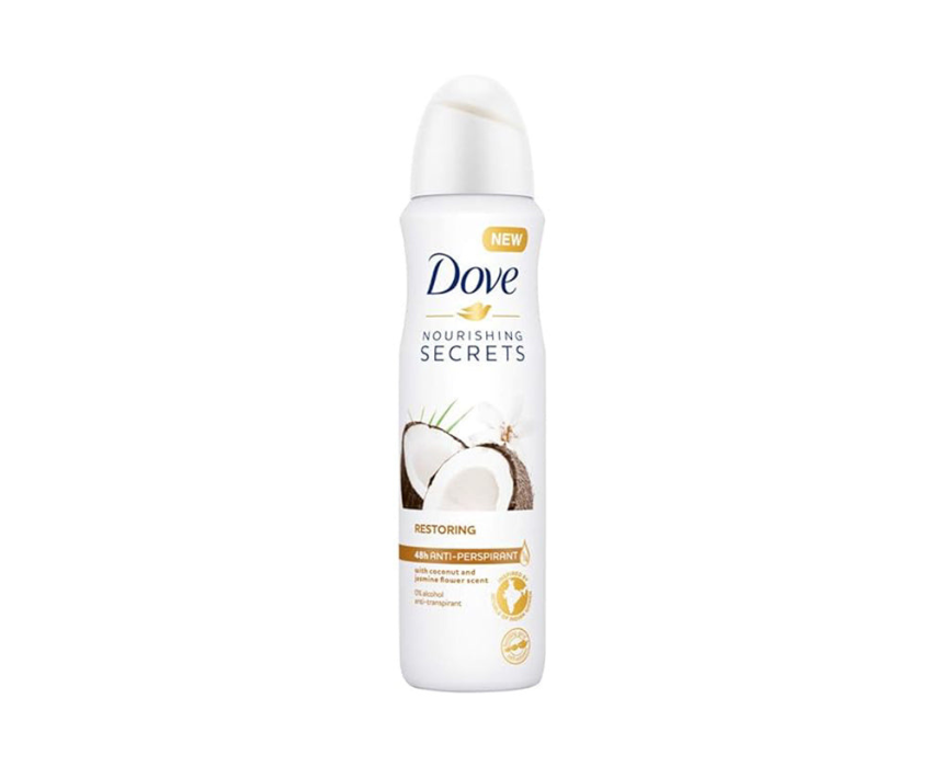 827 Deodorant Spray Coconut Jasmine Dove - Image 1
