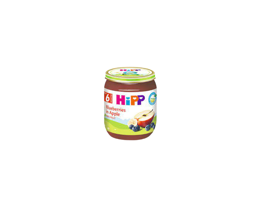 858 Baby Food Blueberries Apple Hipp - Image 1