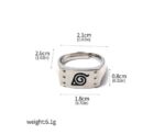 Naruto Konoha Collectible Ring Fixed Size - Image 