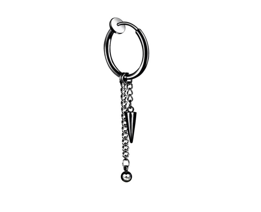 9 Dangling Spike Clip On Earrings - Image 1
