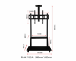 Large TV Floor Stand - Image 