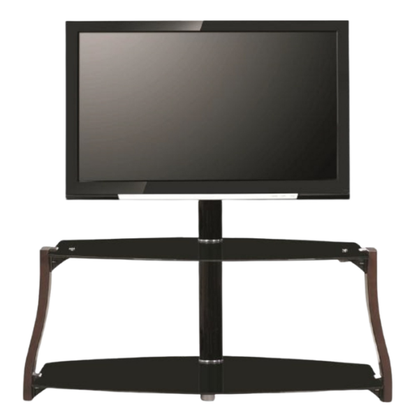 TV Table Stand Console Dual Shelf