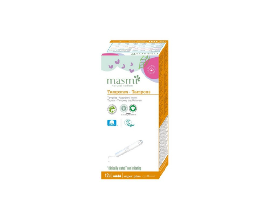 98 Masmi Tampons With Applicator Super Plus 12 pieces - Image 1