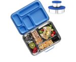 Stainless Steel 5 Compartment Bento Lunch Box - Image 