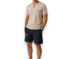 Doucette Men’s Cotton Summer Pyjama Set - Image 