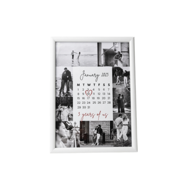 Custom Photo Collage Frame Couple Gift