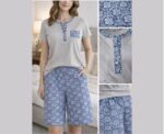 Doucette Women’s Cotton Short Pyjama Set - Image 