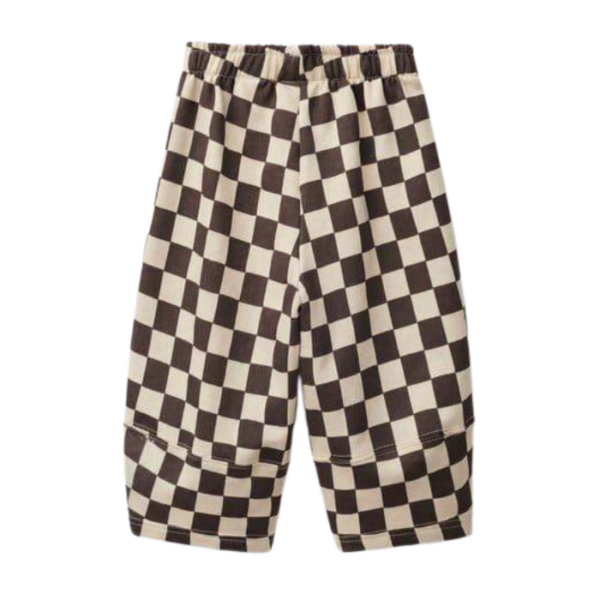 Kids Checkered Balloon Pants