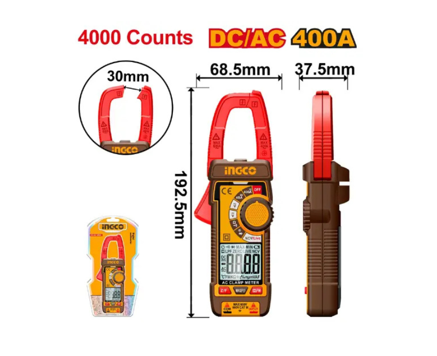 Untitled design (11) Digital Clamp Meter INGCO - Image 1