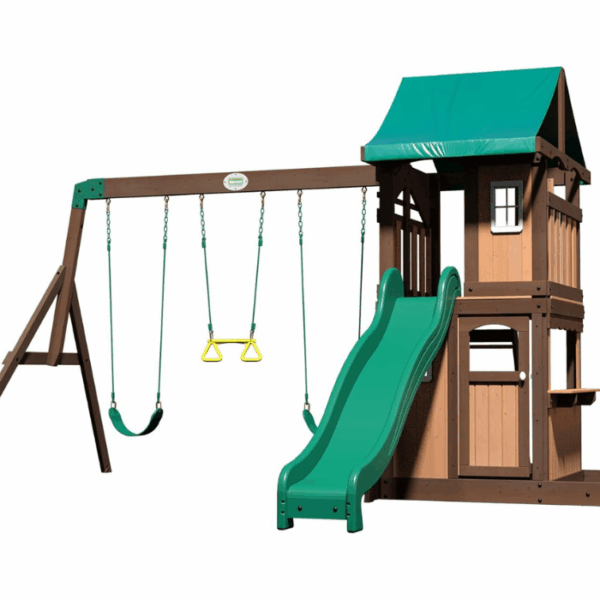 Wooden Swing Playset