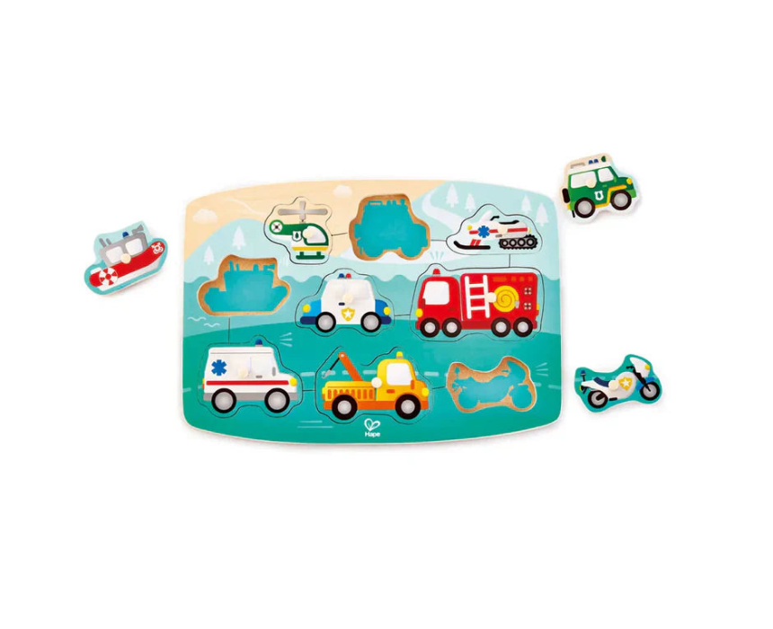 Untitled design (14) Emergency Vehicle Puzzle - Image 1