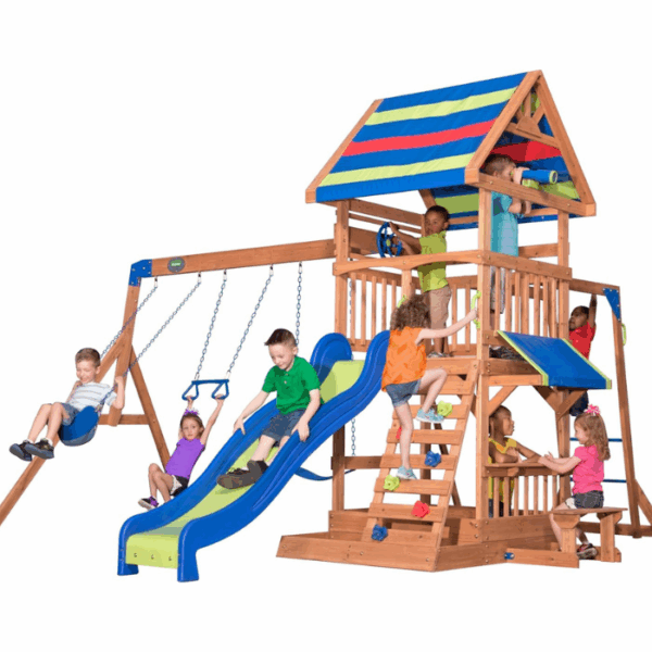 Wooden Play Tower