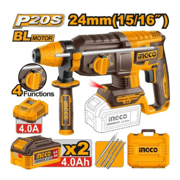 Cordless Rotary Hammer INGCO