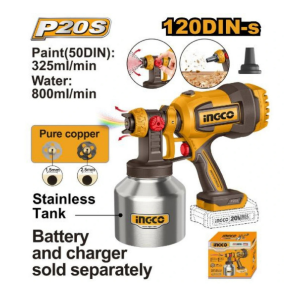 Cordless Spray Gun INGCO