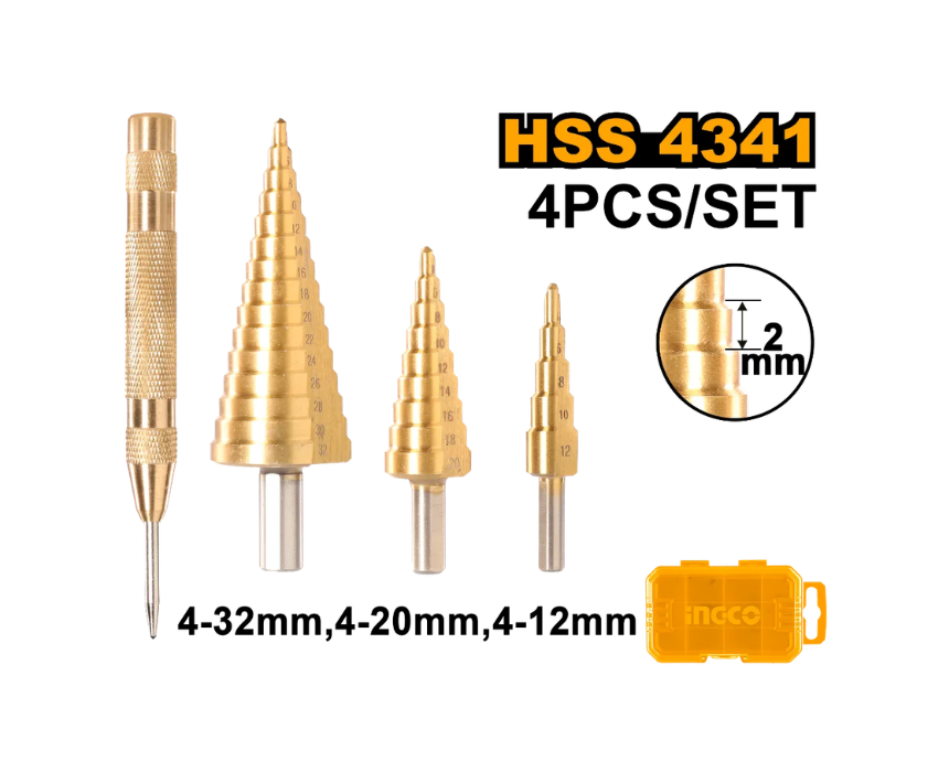 Untitled design (30) Step Drill Bit Set INGCO - Image 1