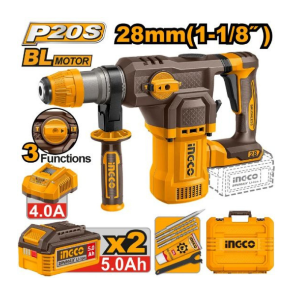 Cordless Rotary Hammer INGCO