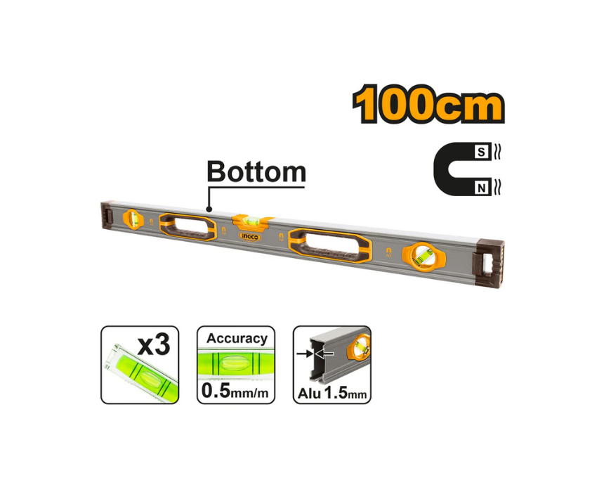 Untitled design (32) Magnetic Spirit Level INGCO - Image 1