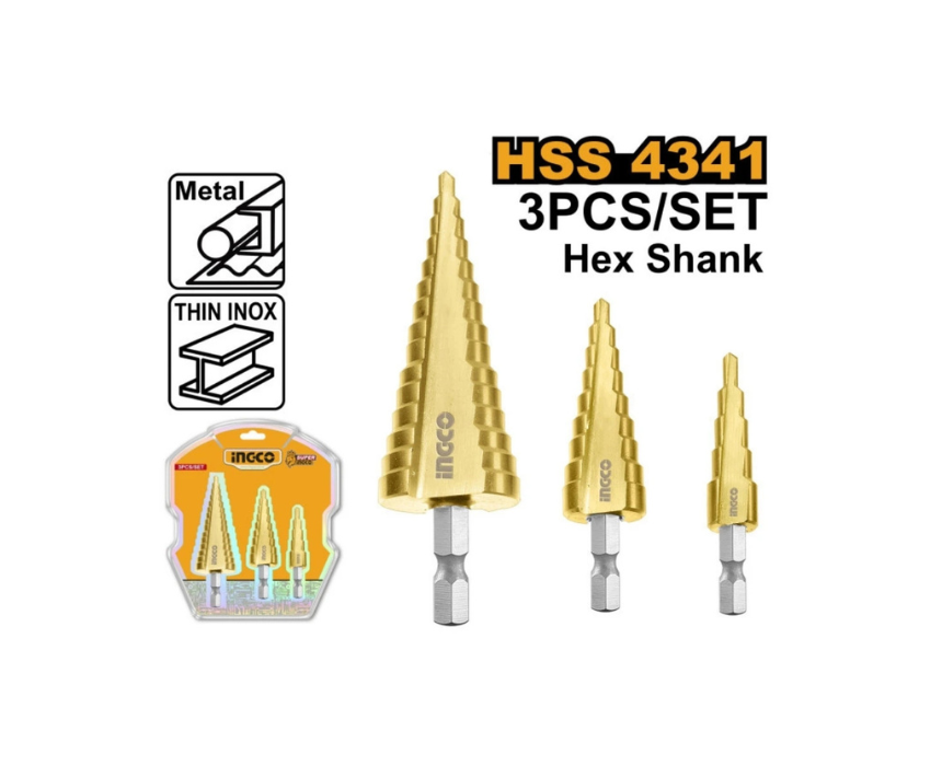 Untitled design (32) Step Drill Bit Set INGCO - Image 1