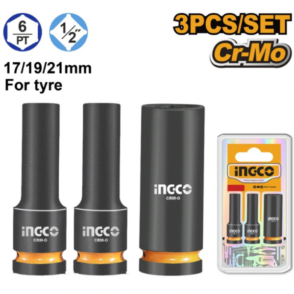 Deep Impact Socket Set INGCO