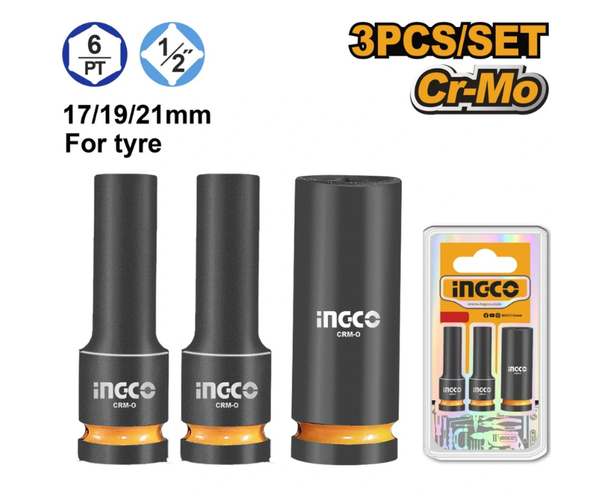 Untitled design (33) Deep Impact Socket Set INGCO - Image 1
