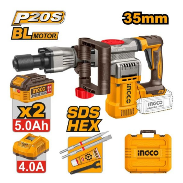 Cordless Demolition Breaker INGCO