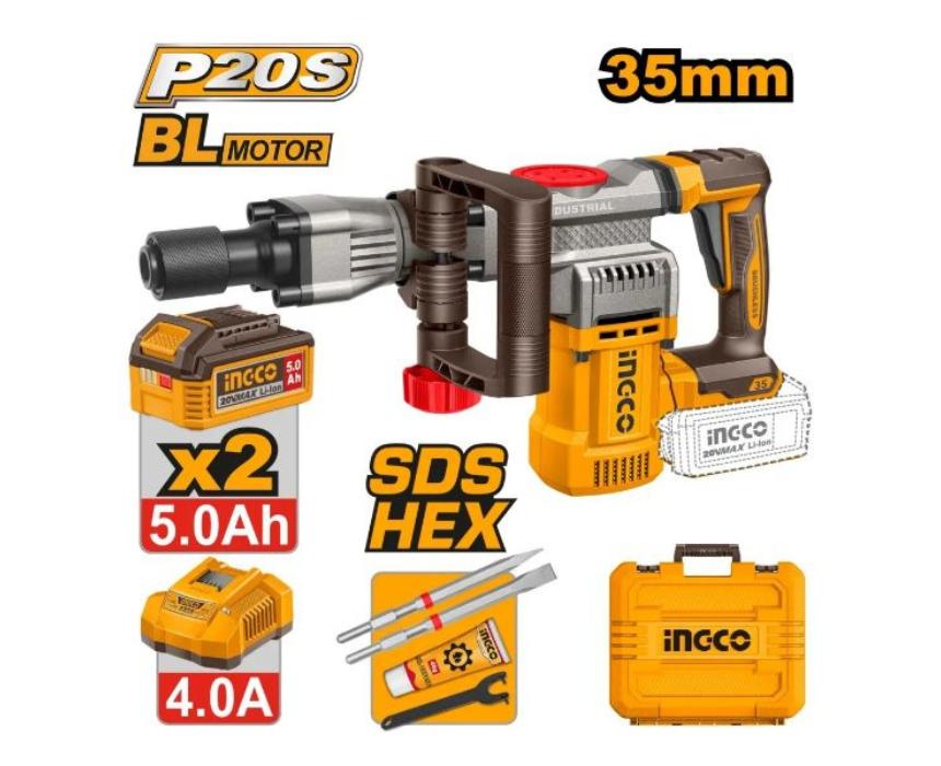 Untitled design (37) Cordless Demolition Breaker INGCO - Image 1