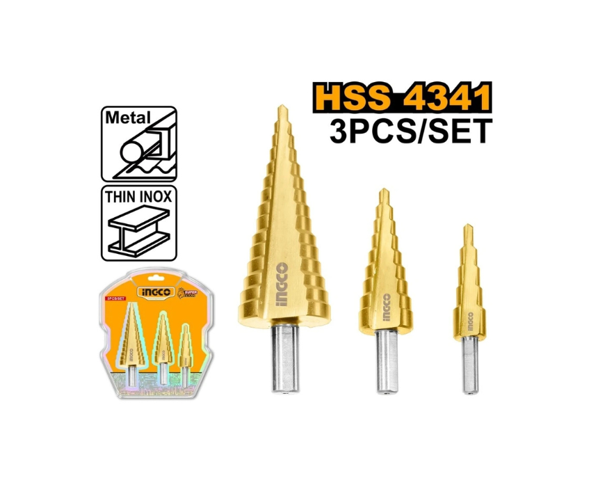 Untitled design (38) Step Drill Bit Set INGCO - Image 1