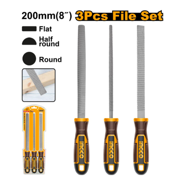 Wood File Set INGCO
