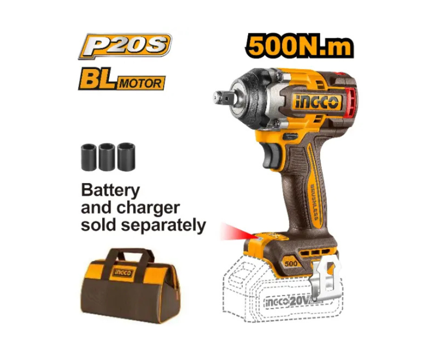 Untitled design (40) Cordless Impact Wrench INGCO - Image 1