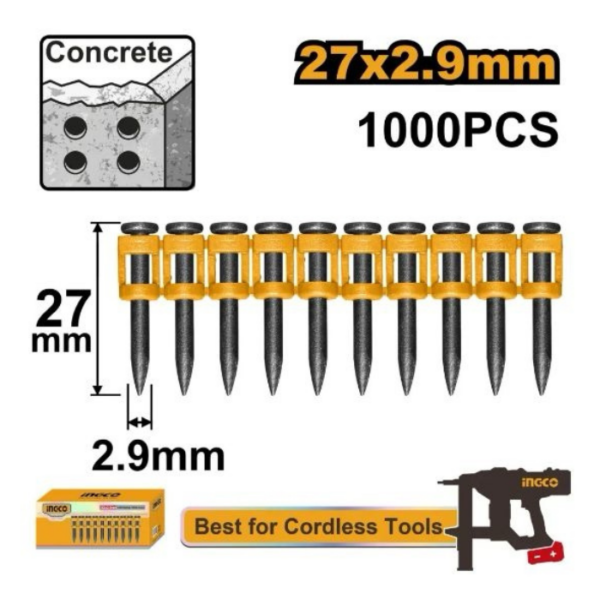 Concrete Firing Nails INGCO