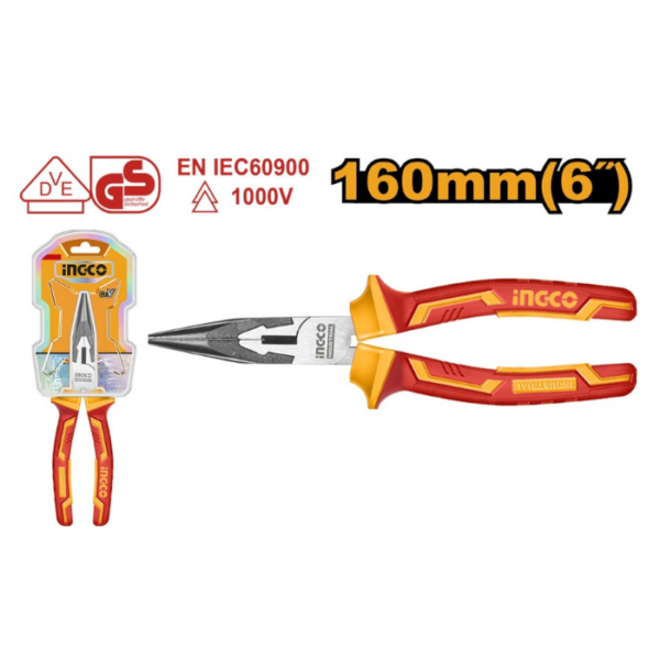 Insulated Long Nose Pliers INGCO