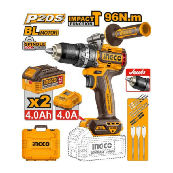 Cordless Impact Drill INGCO