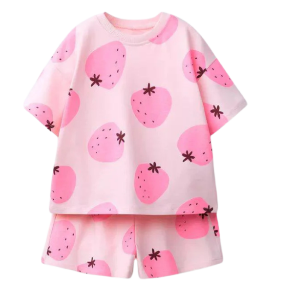 Girls Shorts T Shirt Set