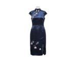 Short Chinese Satin Dress - Image 