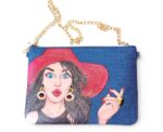 HandPainted Portrait Customizable Clutch Bag - Image 