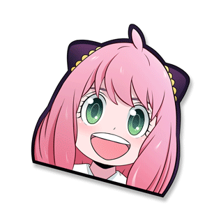 Anya Forger 3D Motion Sticker | 13.5 x 12.6 cm