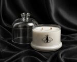 Artisanal Large Glass Cloche Candle 450ml - Image 