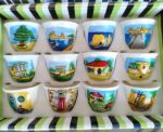 Traditional Lebanese Village Chaffee Cups (Set of 6) - Image 