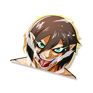 Attack on Titan 3D Motion Sticker | 13.5 x 11.4 cm