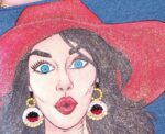 HandPainted Portrait Customizable Clutch Bag - Image 